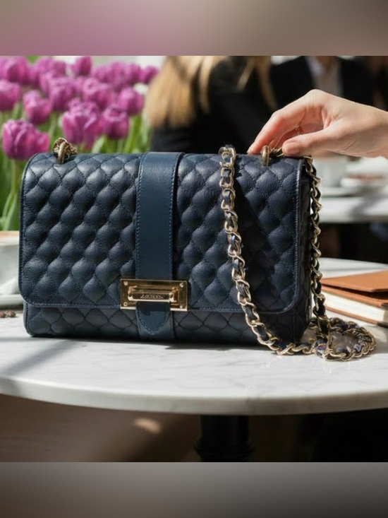 Aspinal of London Large Lottie Quilted Leather Bag